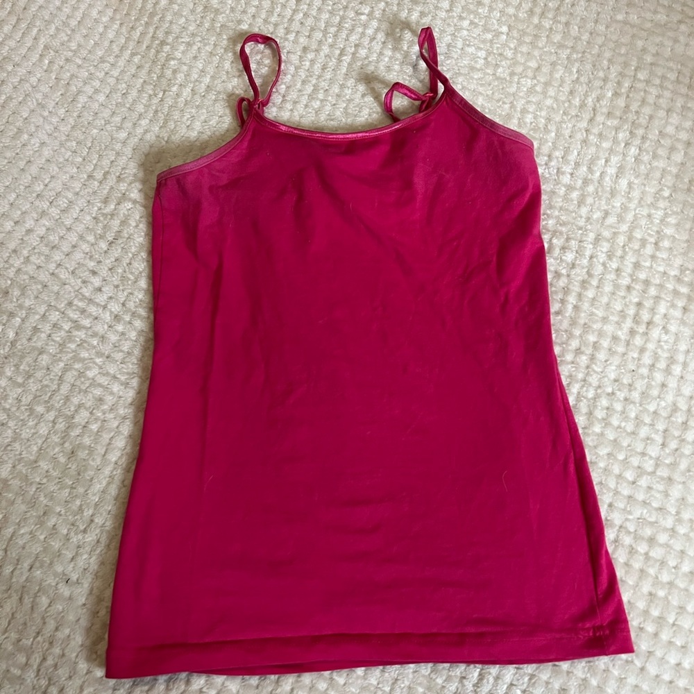 Icon apparel medium fuchsia pink spaghetti strap Cami
